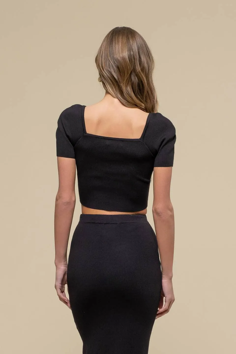 Black Sweater Knit