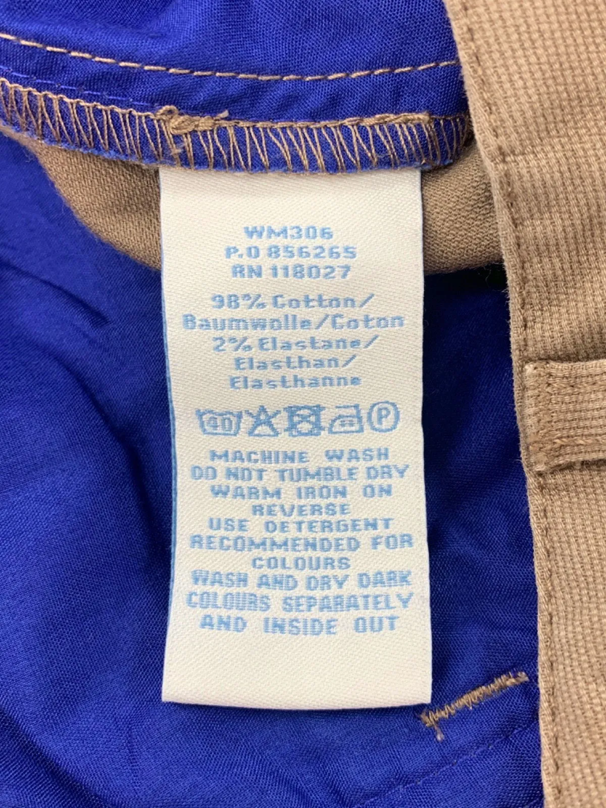 Boden Brown Classic Fit Trousers 6R