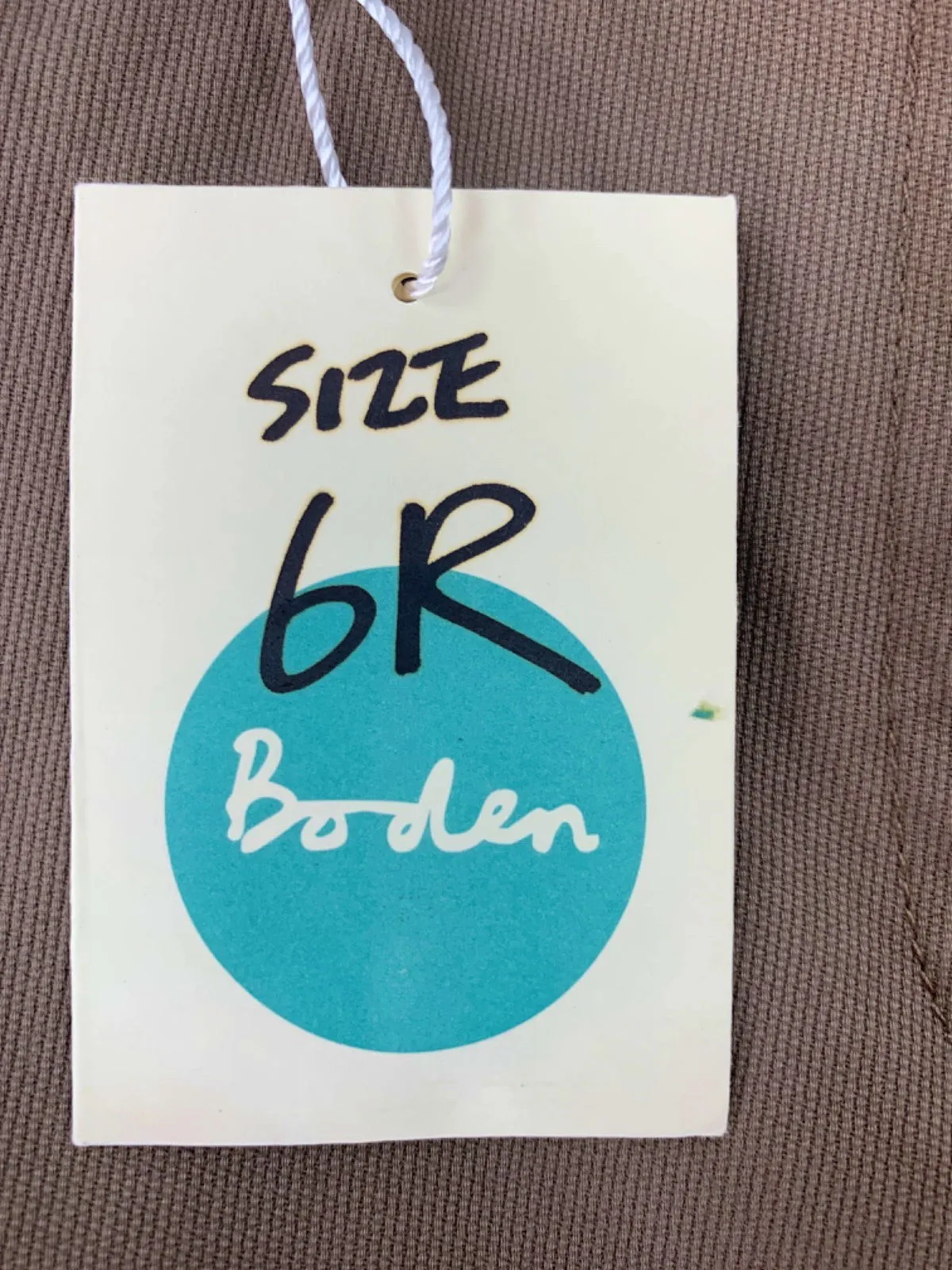 Boden Brown Classic Fit Trousers 6R