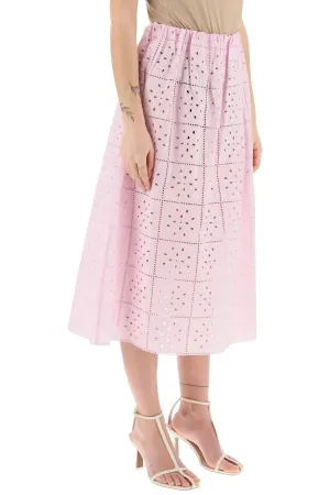 broderie anglaise skirt