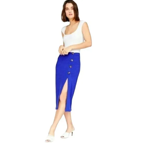 CALLAHAN Knitwear Skirt soft Knit Sophia Slit Front Lightweight