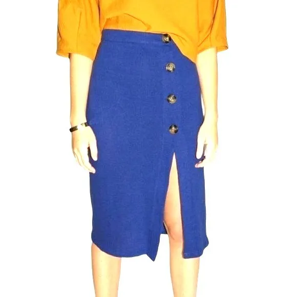 CALLAHAN Knitwear Skirt soft Knit Sophia Slit Front Lightweight