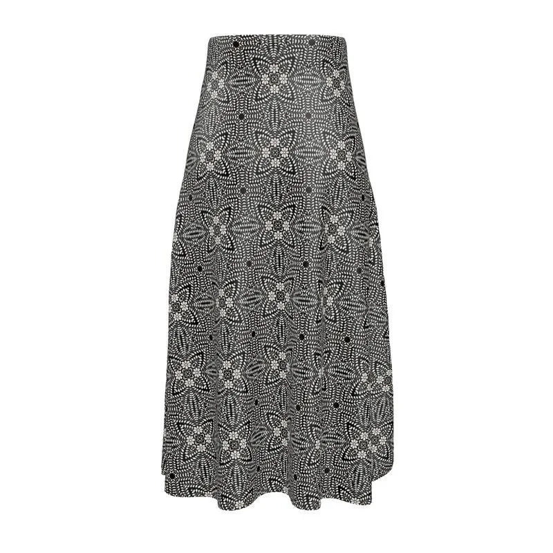 Camelbone Door Midi Skirt