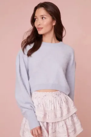 Candela Pullover Sweater in Ice Blue