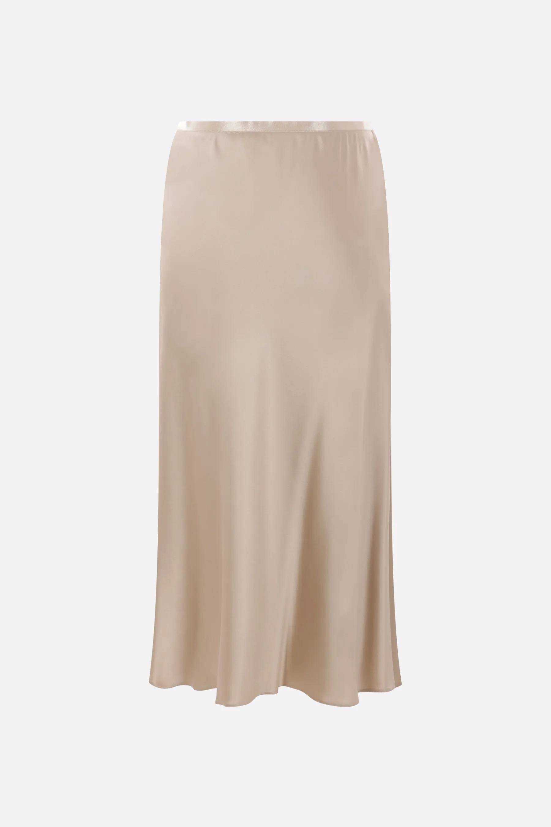 Carnet Satin Midi Skirt