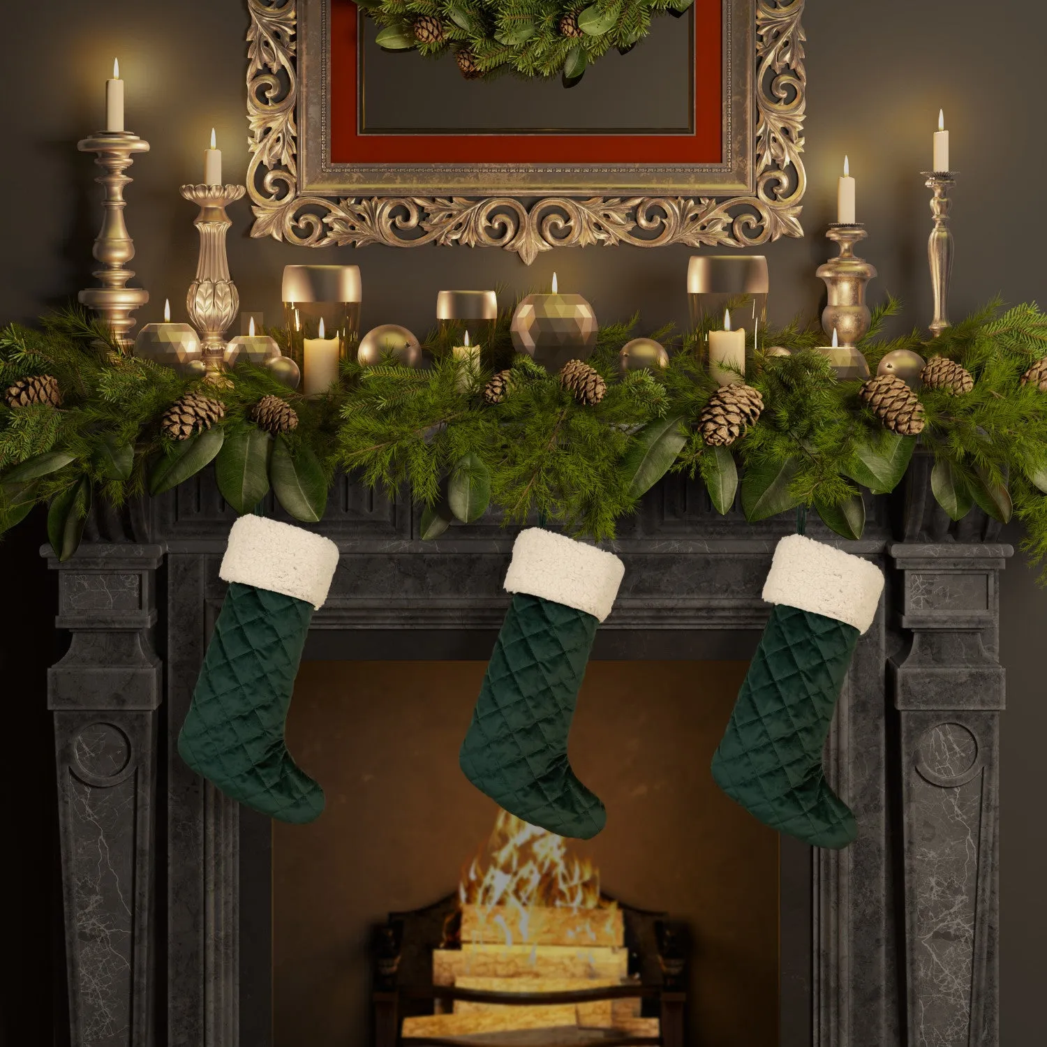 Casey Sherpa Holiday Stocking
