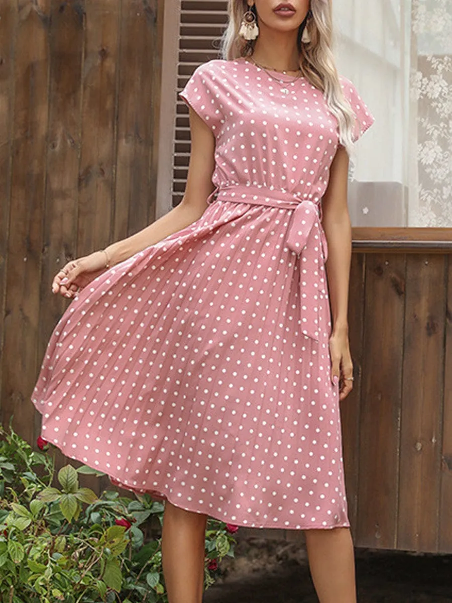 Casual Polka Dot Dress