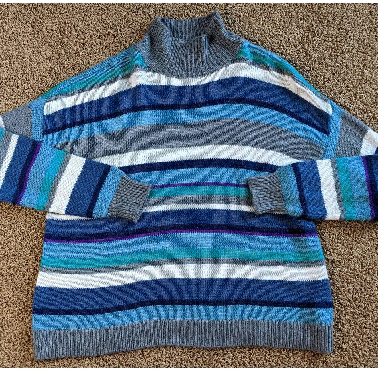 Chaps Denim Womens Pullover Sweater Size XL