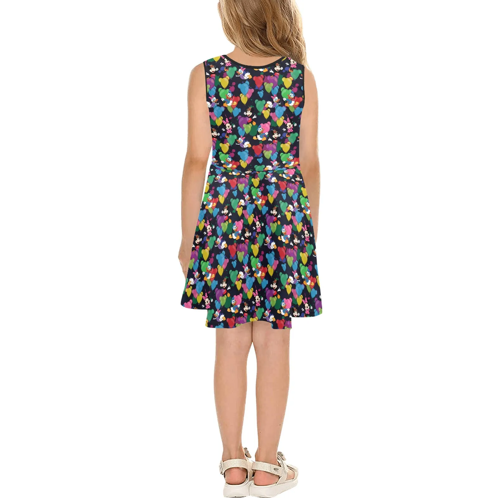 Character Balloons Girls' Sleeveless Sundress