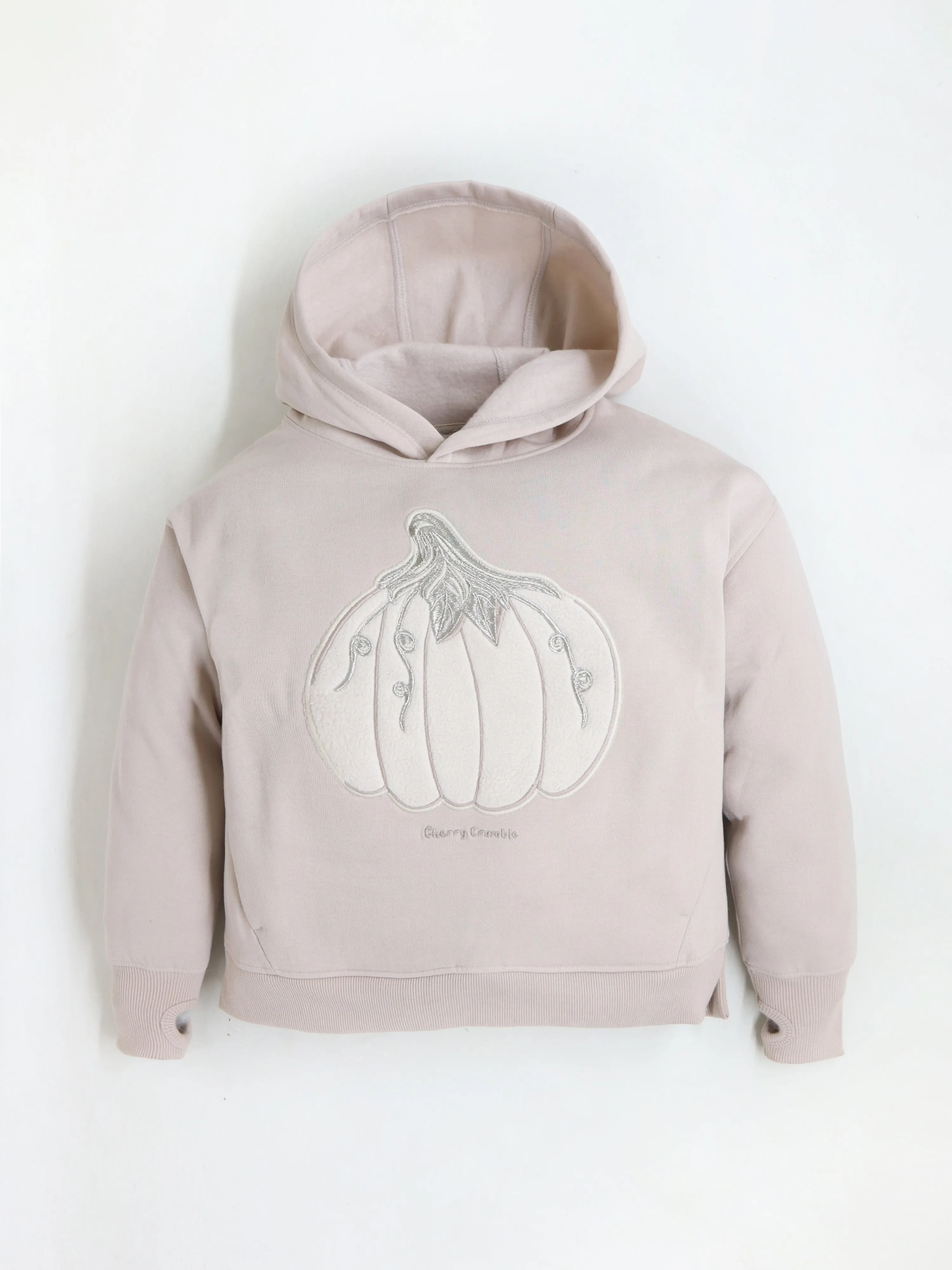 Cherry Crumble Unisex Light Grey Regular Length Solid Top & Bottom Set