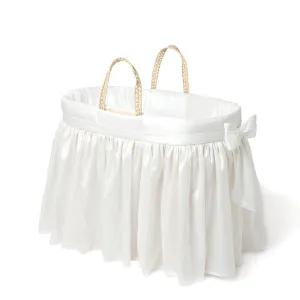 Clair De Lune 80th Anniversary Windsor Palm Moses Basket and Stand