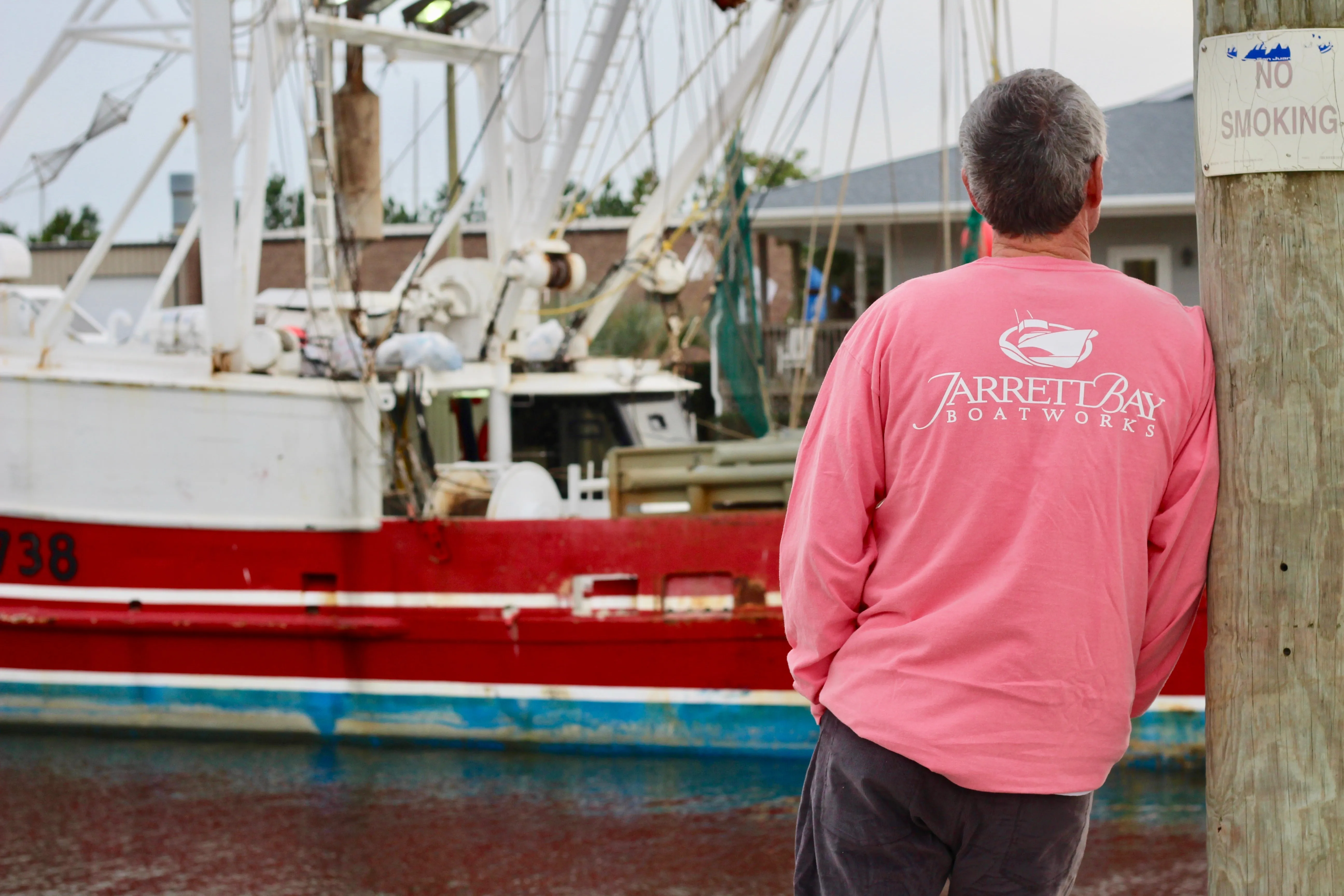 Classic Jarrett Bay Logo Long Sleeve T-Shirt