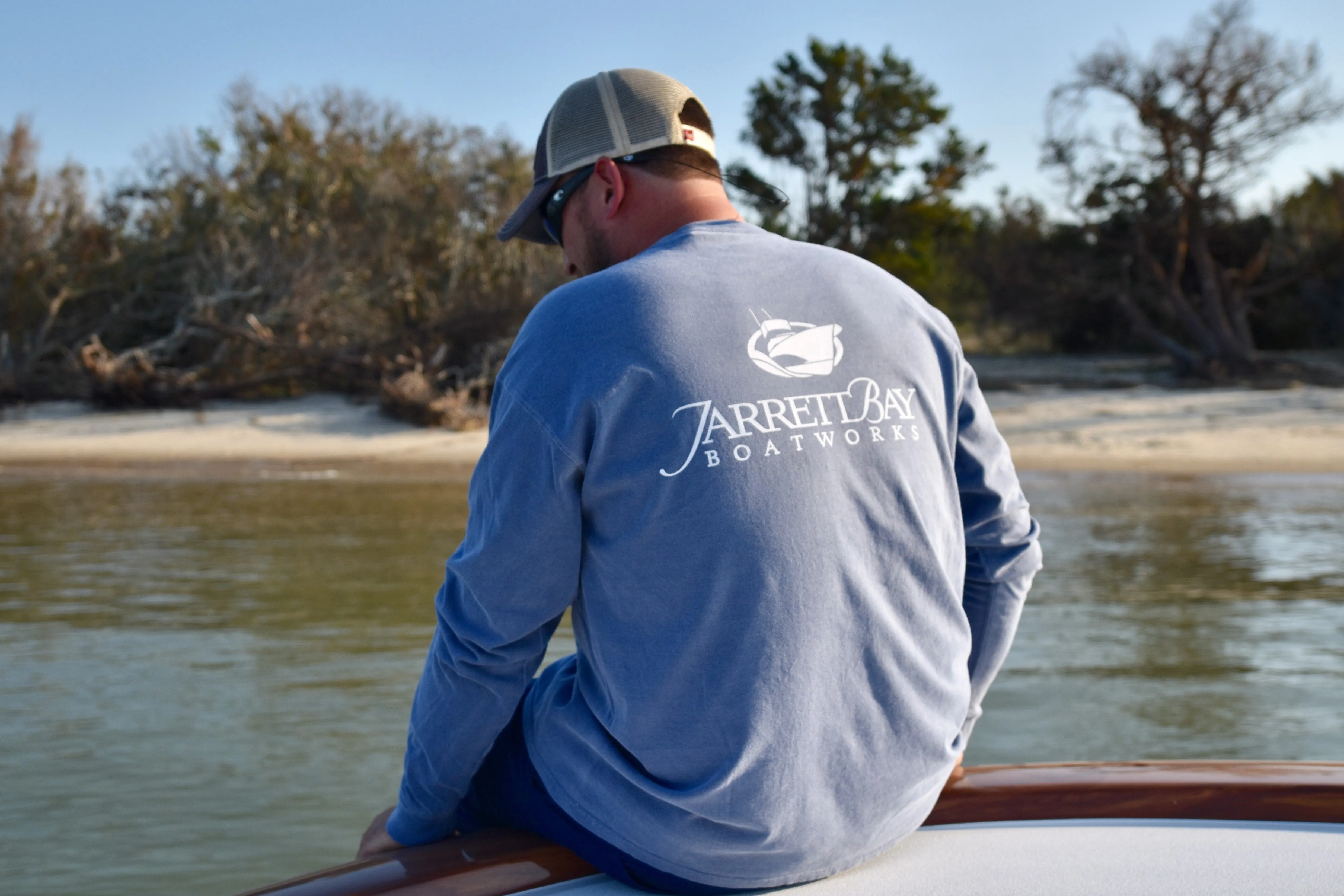 Classic Jarrett Bay Logo Long Sleeve T-Shirt