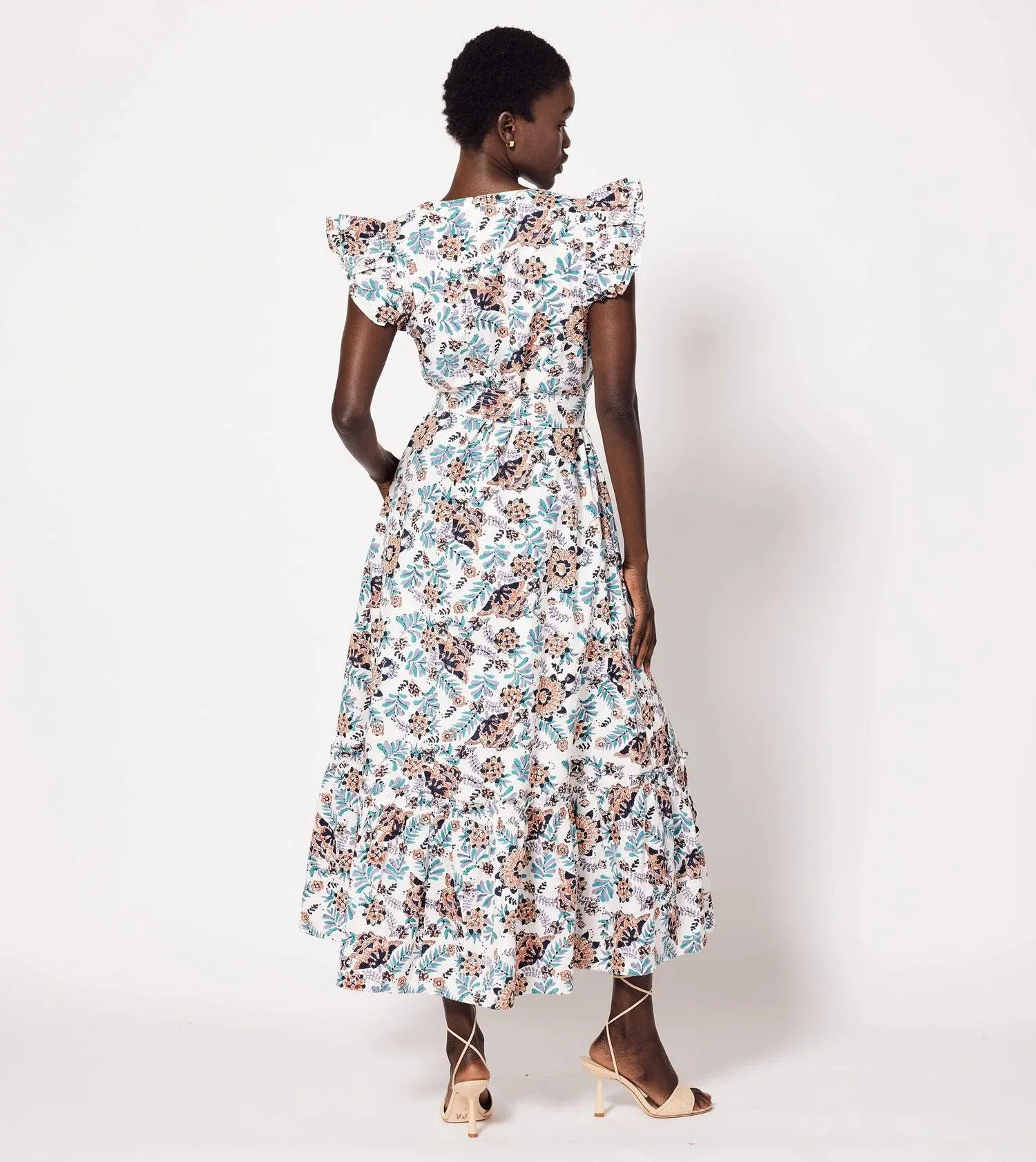Cleobella Noricel Ankle Dress Marimonte Print