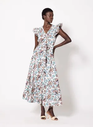 Cleobella Noricel Ankle Dress Marimonte Print