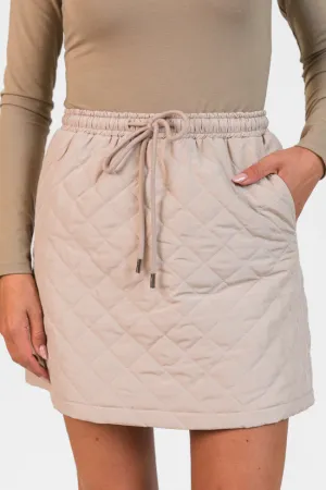 Colder Weather Mushroom Quilted Skort FINAL SALE