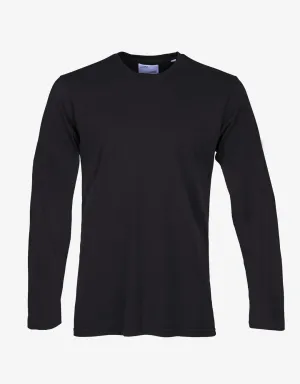 Colorful Standard - Classic Organic LS Tee Black - T-shirt manches longues noir en coton biologique