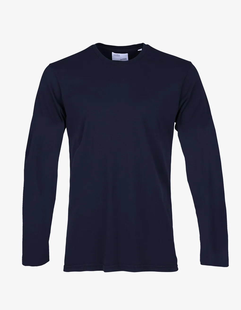 Colorful Standard - Classic Organic LS Tee Navy Blue - T-shirt manches longues bleu marine en coton biologique