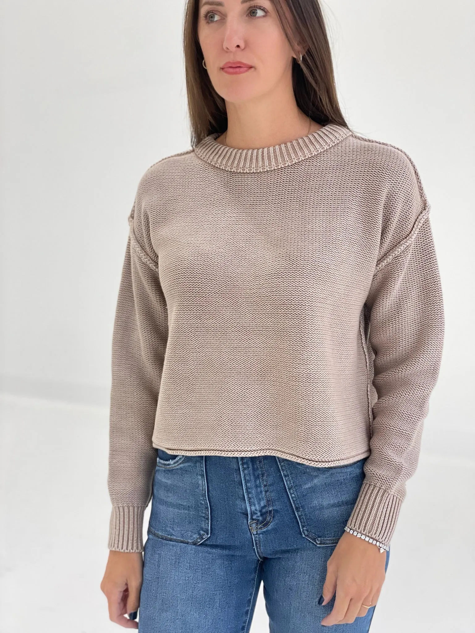 Comfier Days Sweater - Ash Mocha