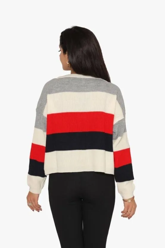 Cozy Multicolor Full Sleeve Sweater