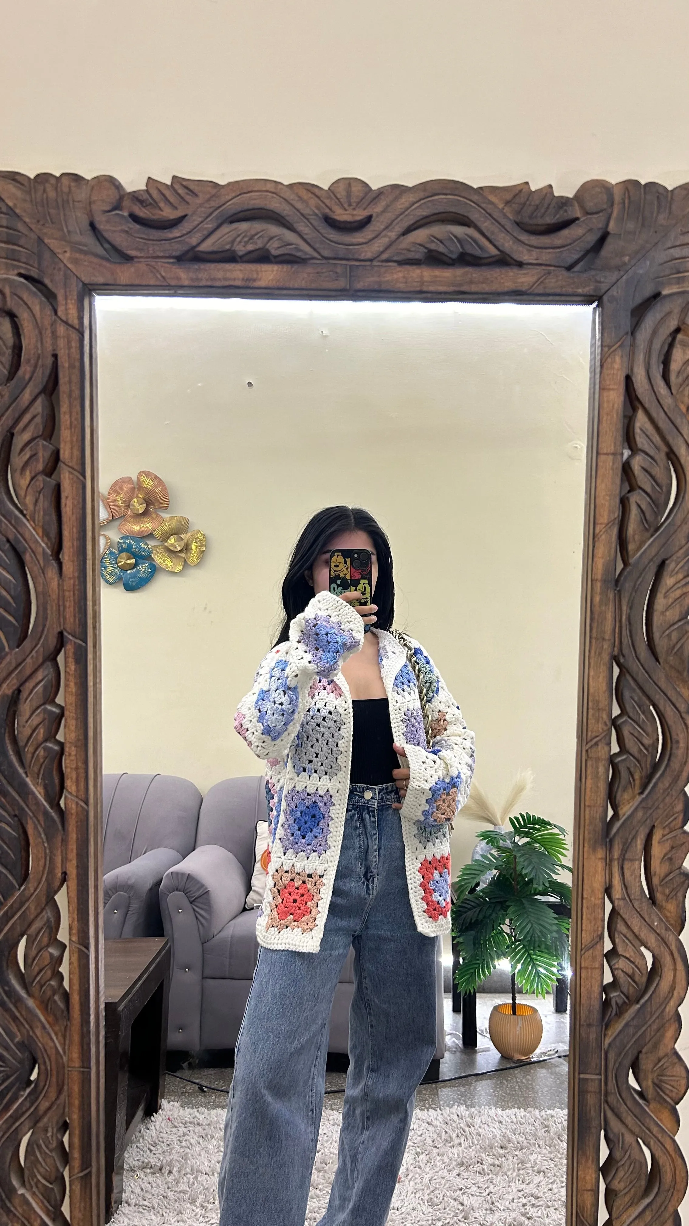 Crochet cardigan M