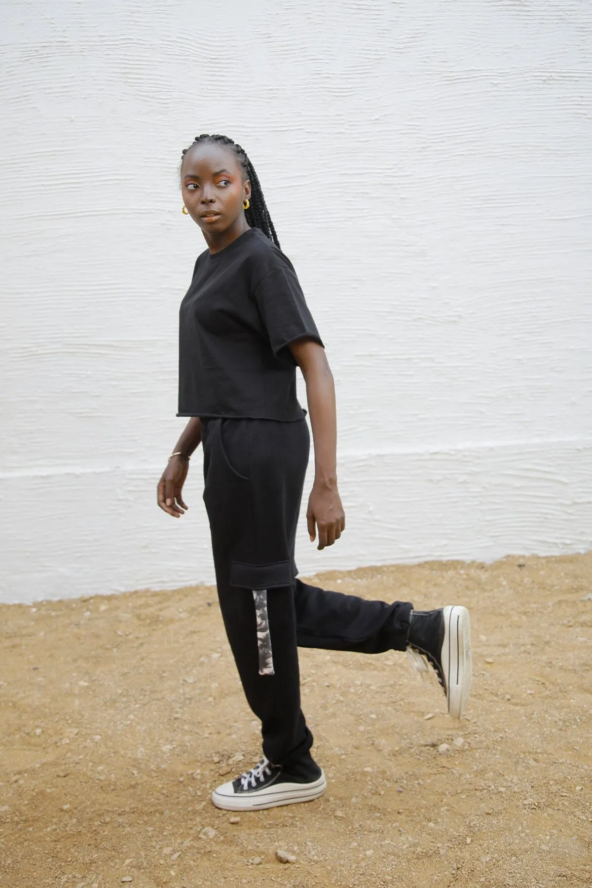 Cropped Jogger Set