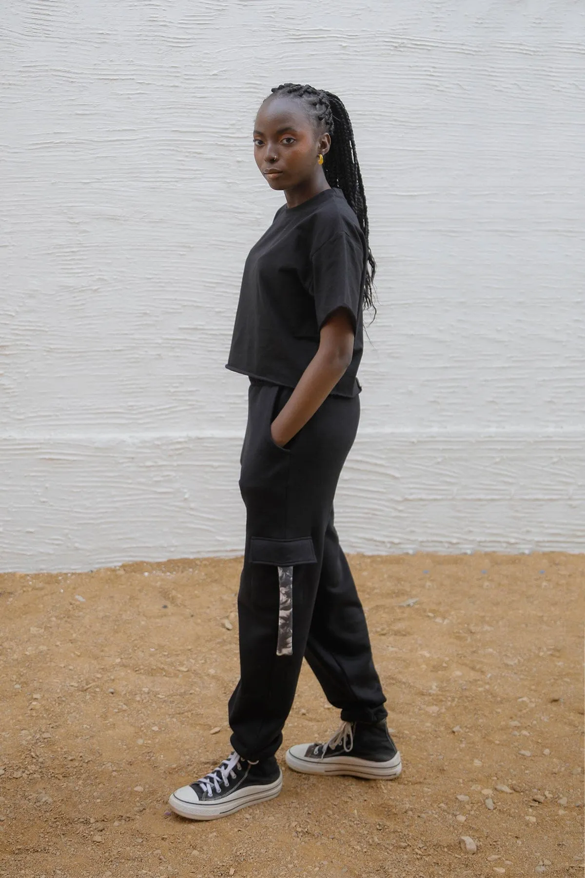 Cropped Jogger Set