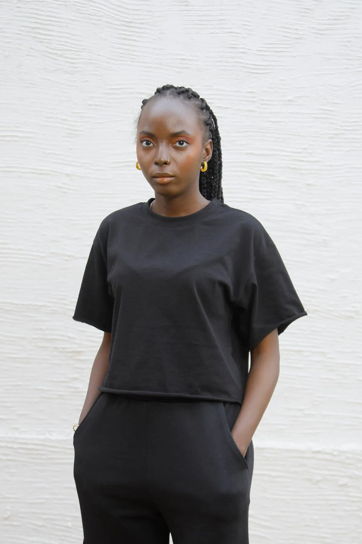Cropped Jogger Set