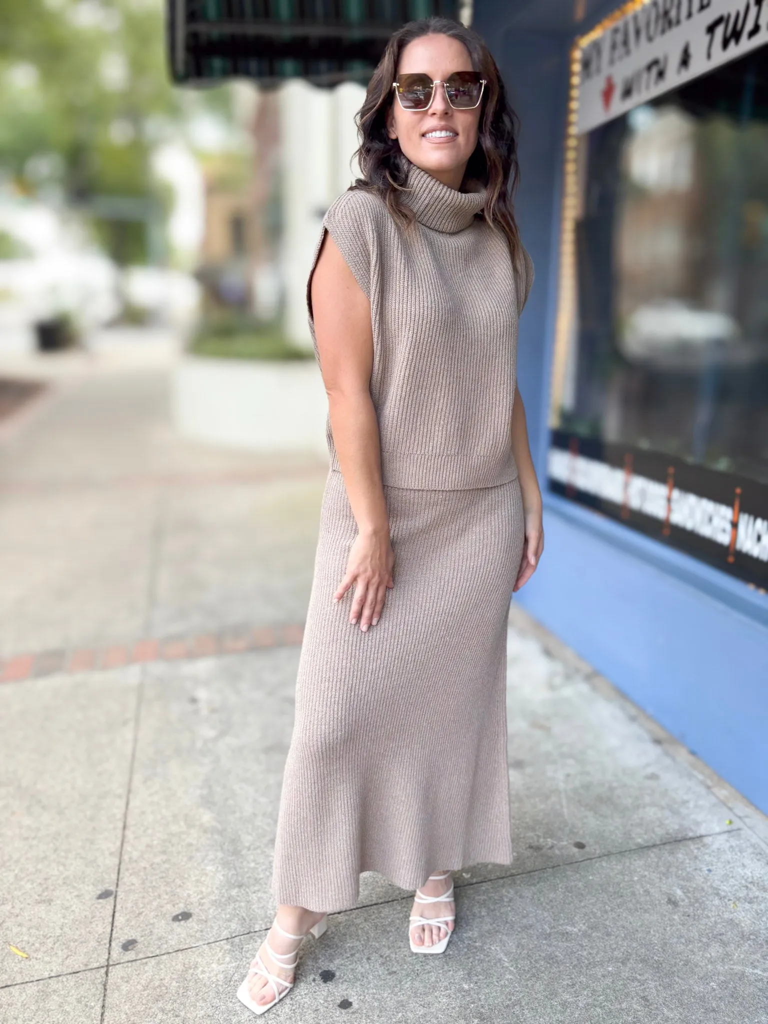 Crosby Sweater Midi Skirt