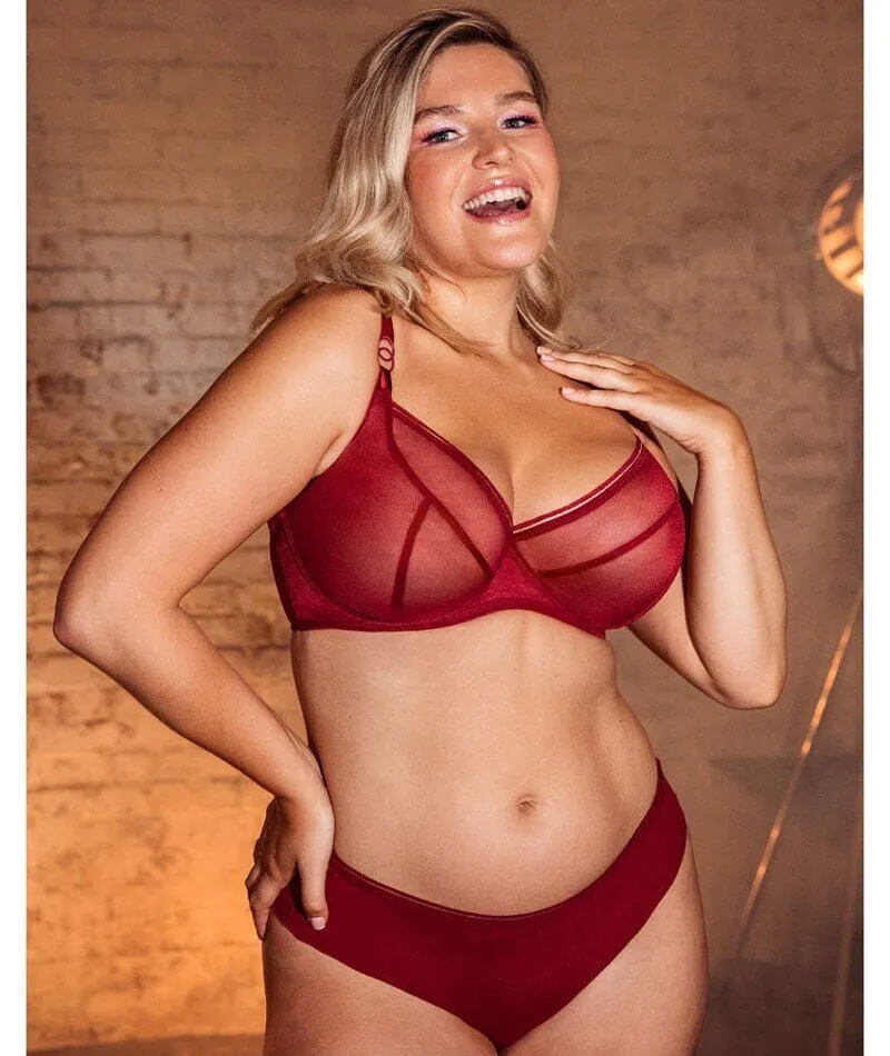 Curvy Kate Lifestyle Short - Deep Red