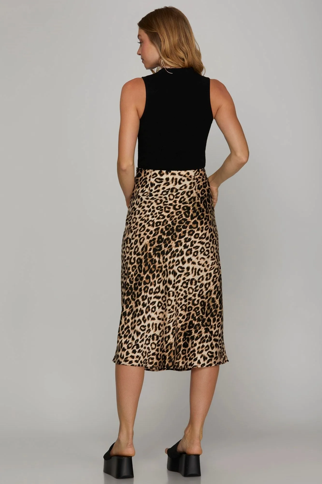 Danya Leopard Midi Skirt FINAL SALE