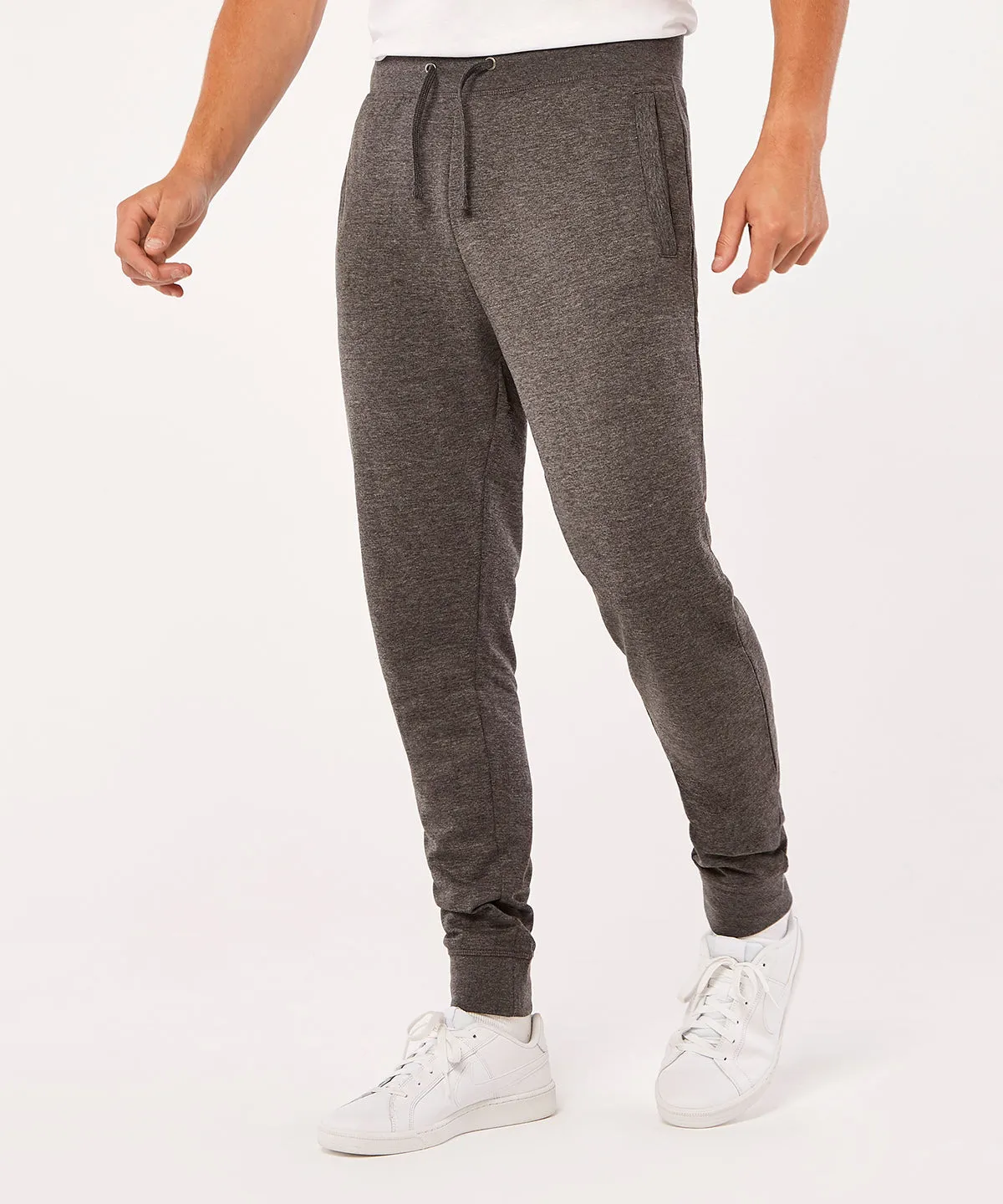 Dark Grey Marl - Slim-fit sweatpants