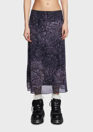 Dark Renaissance Mesh Skirt