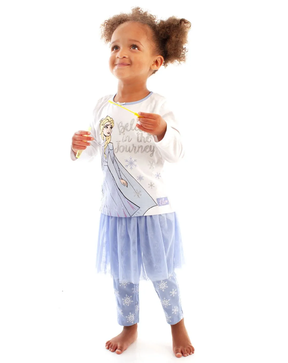 Disney Frozen 2 Girl’s “Believe in the Journey”  Queen Elsa Pyjamas & Tutu Set