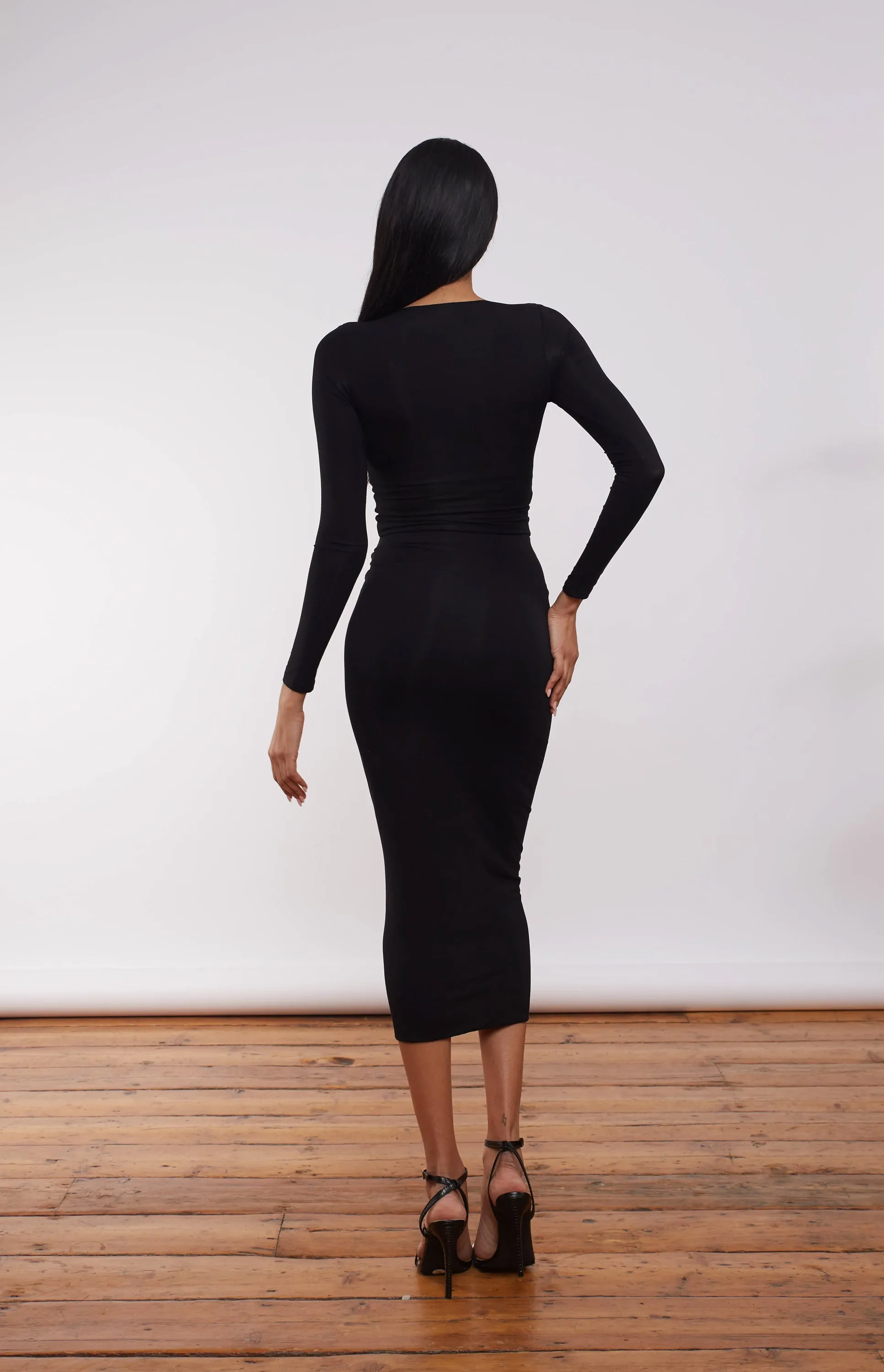 Double Layer Midi Skirt