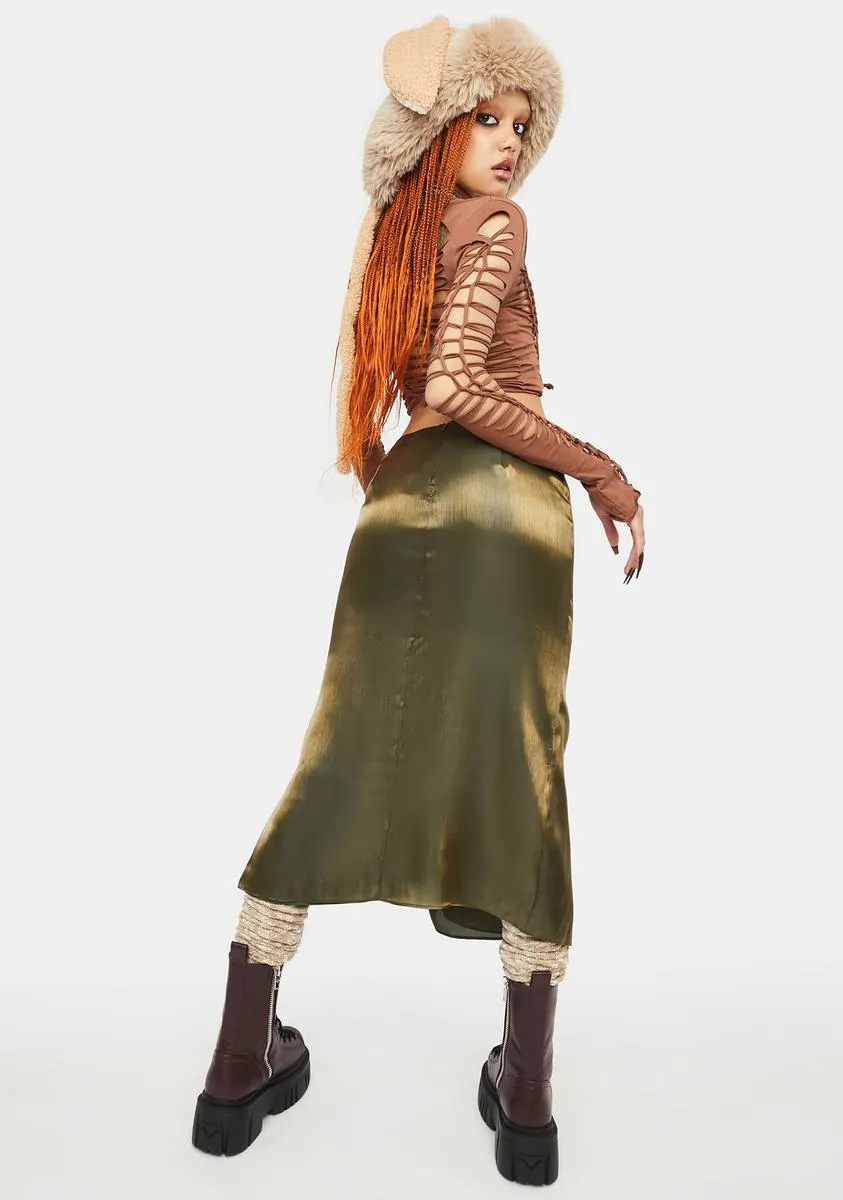 Earth Goddess Midi Skirt