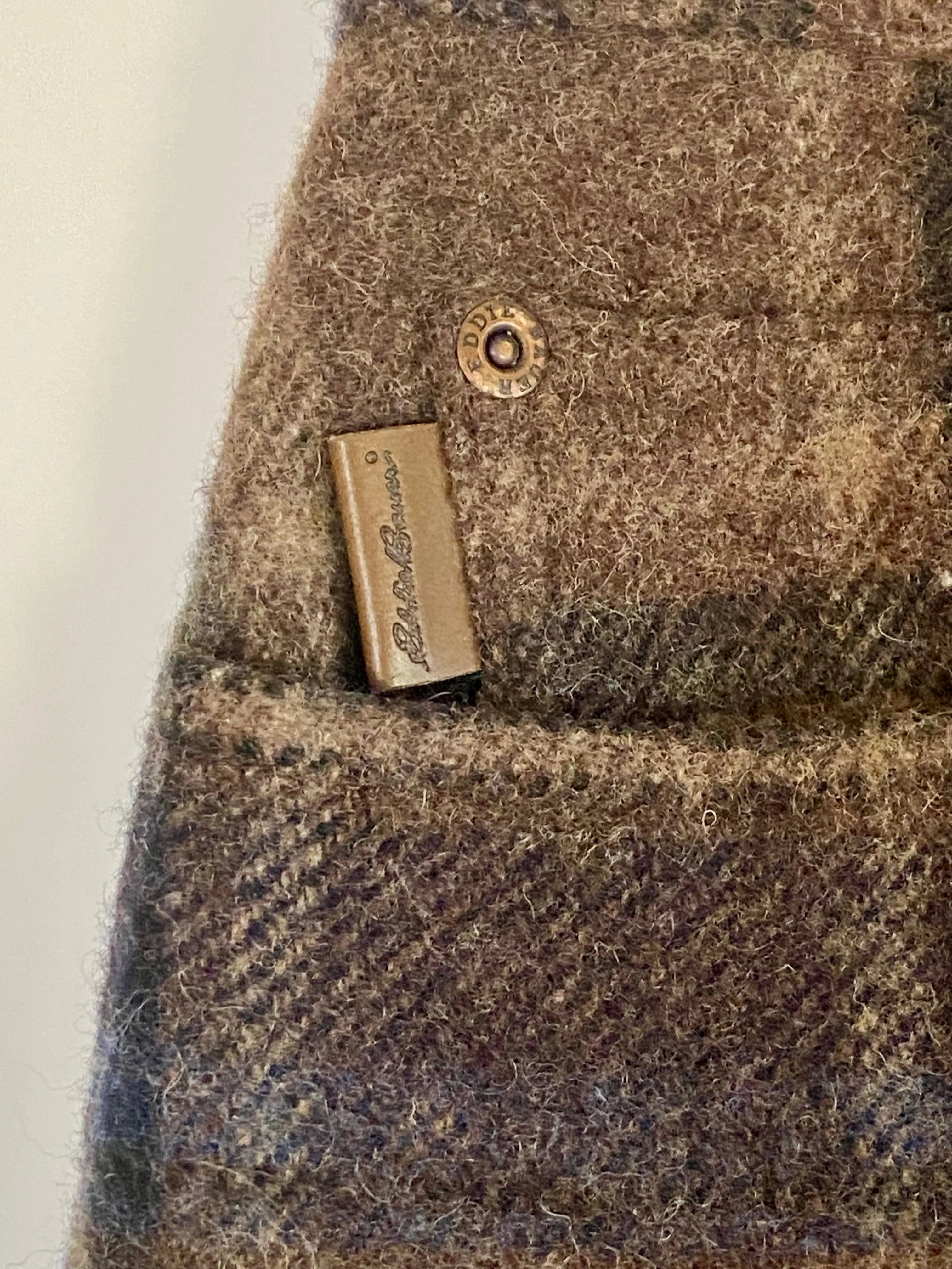 Eddie Bauer Plaid Wool Skirt