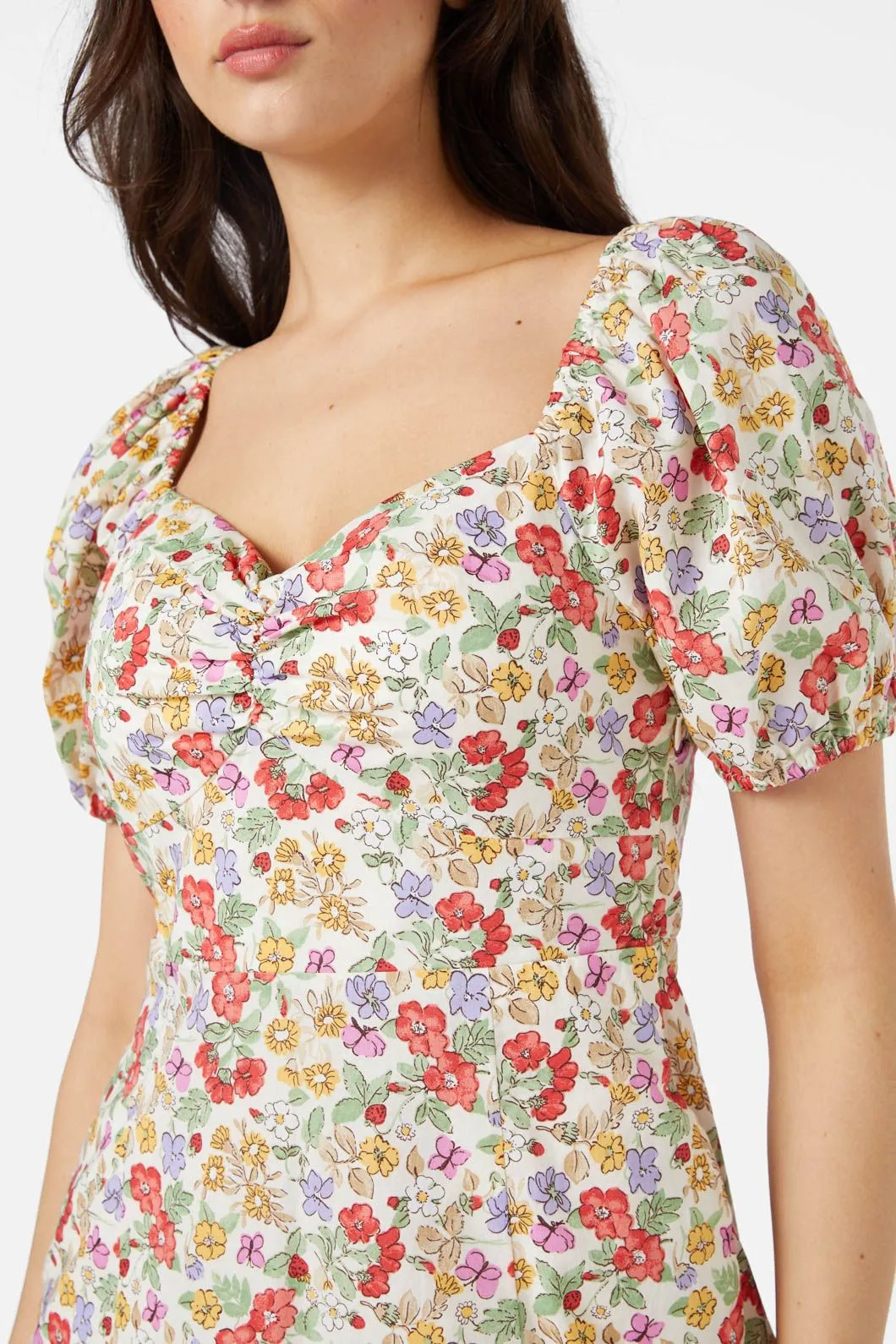 Ella Flora Midi Dress