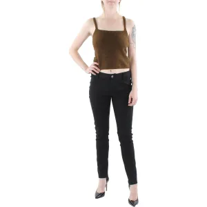 Endless Rose Womens English Factory Crop Knit Tank Top Sweater