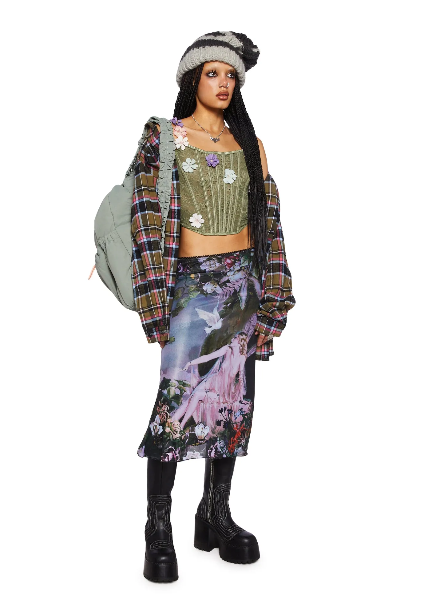 Enticing Realms Midi Skirt