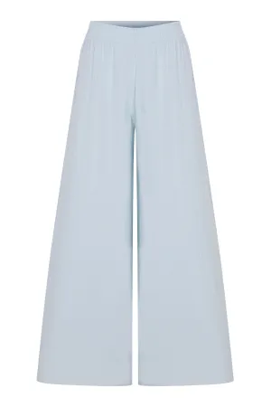 Enya Cotton Gauze Trousers Blue