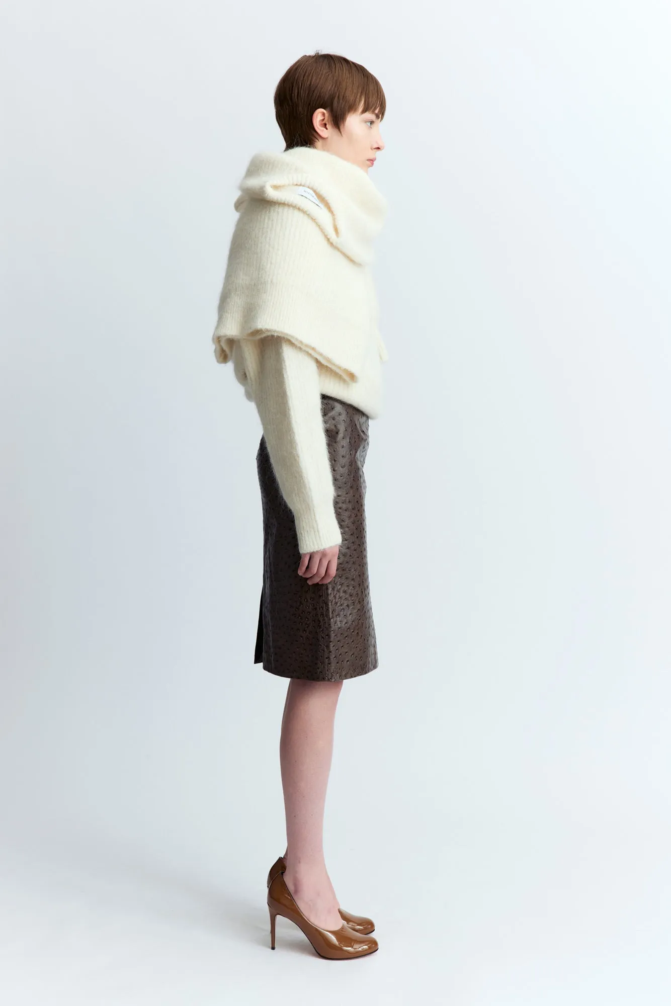 Este Skirt in Leather