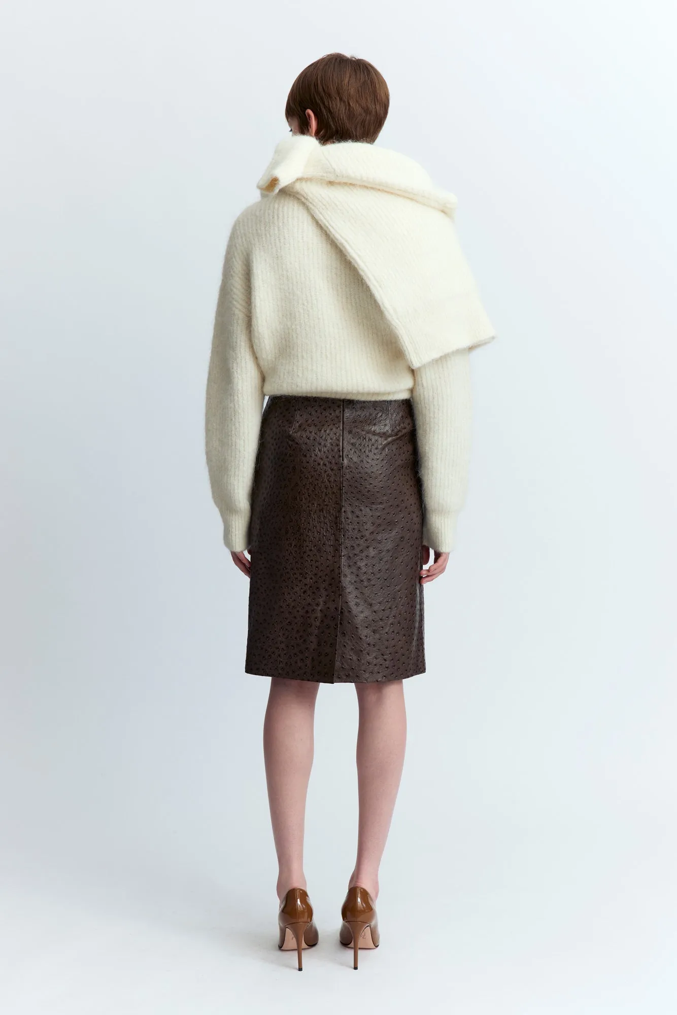 Este Skirt in Leather