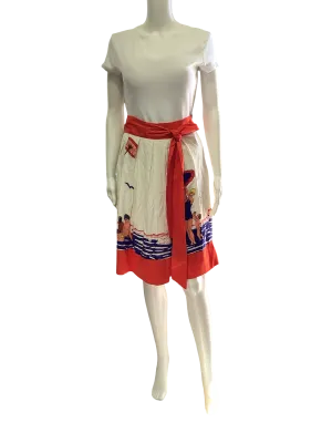 Eva Franco Midi Skirt Midi Printed Size: 2  W/Tags