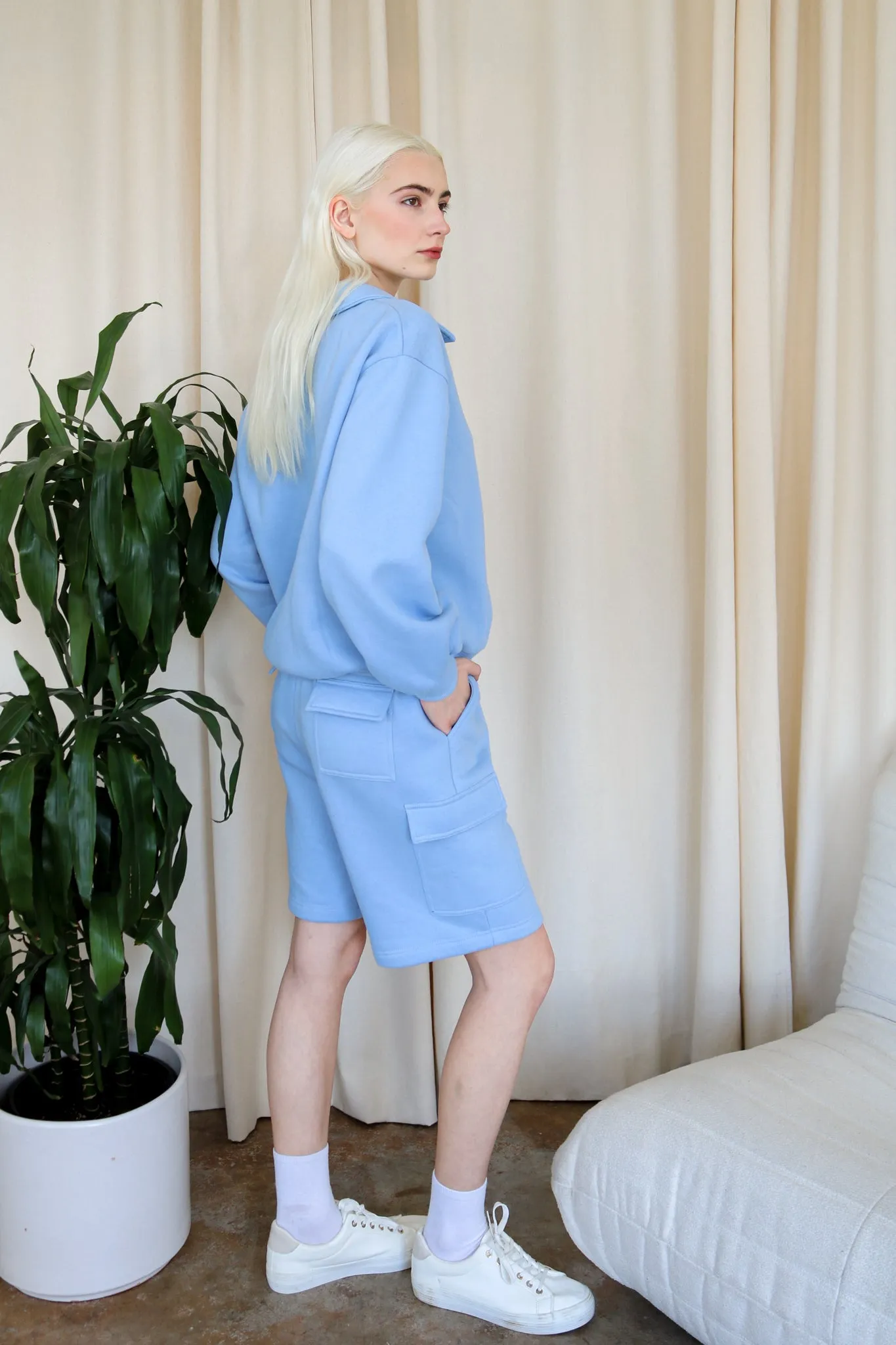 Everyday Polo Oversized Cotton Sweatshirt