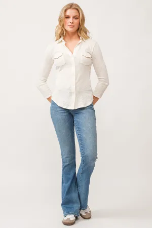 Fedora Button Down Top