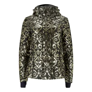 Fendi Goose Down Brocade & Fox Fur Trim Coat. Size 40IT
