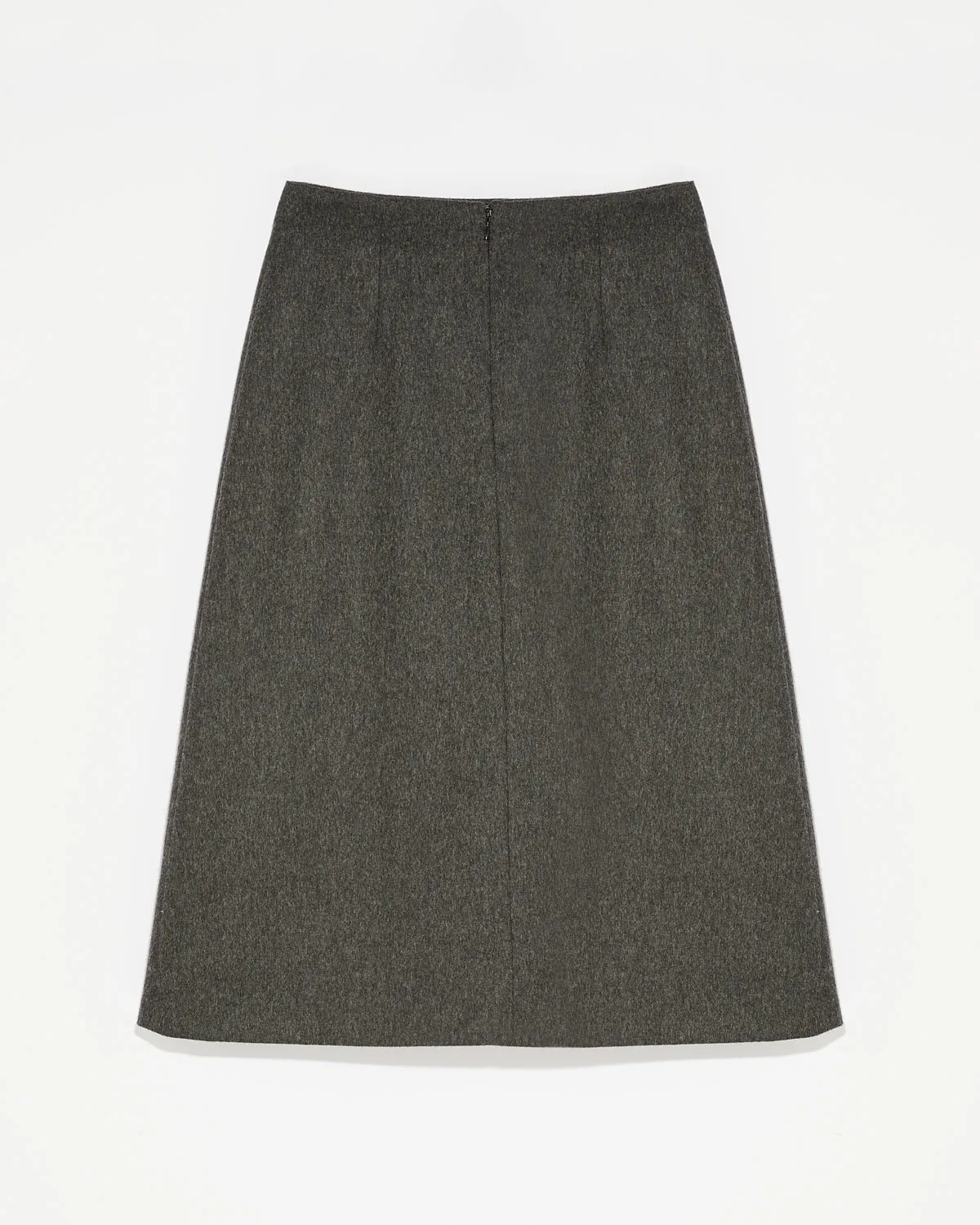 Flannel wrap skirt