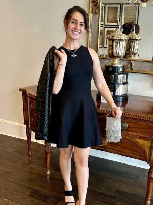 Flared Sleeveless Dress