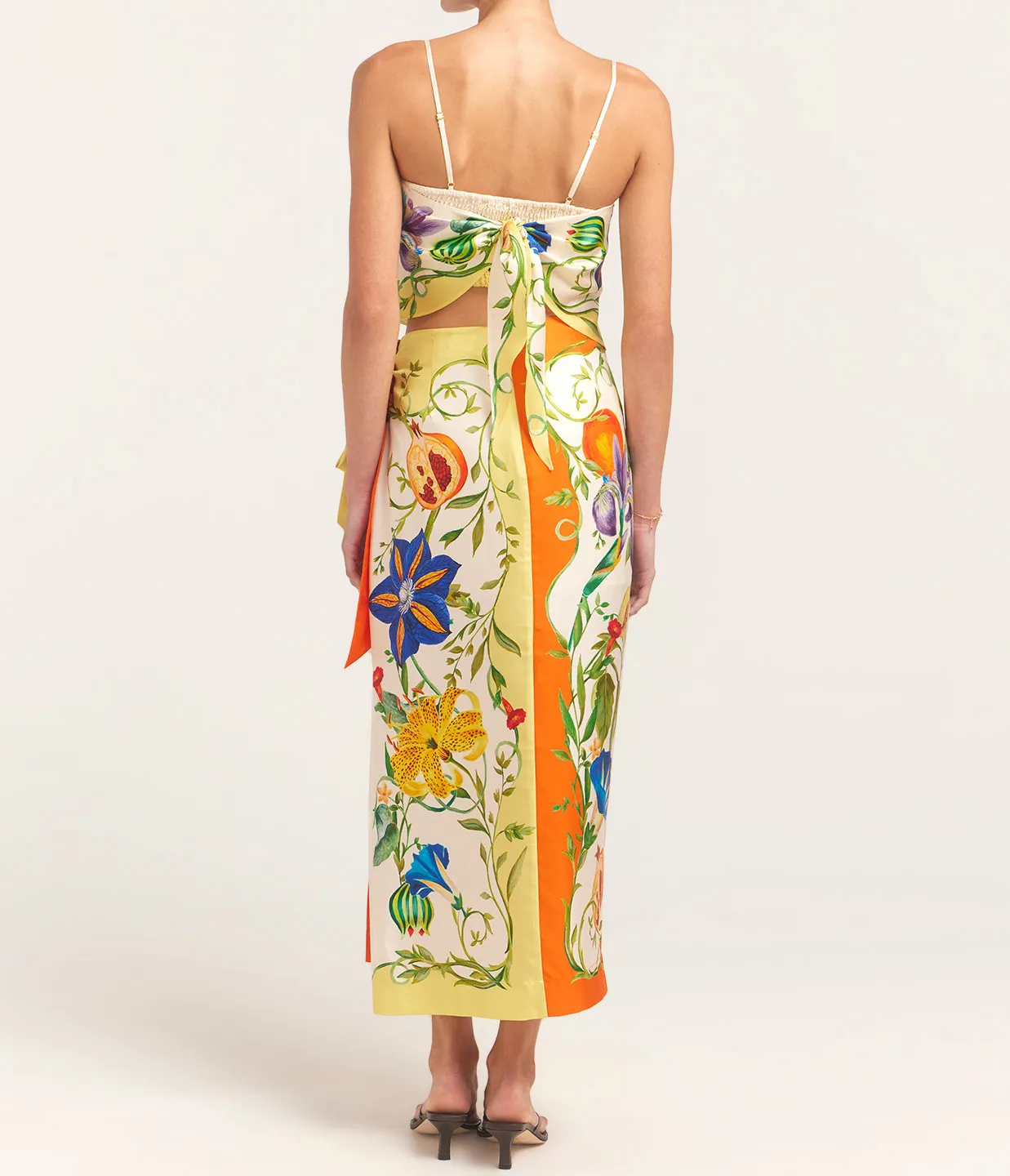 Flores Sarong Skirt in Multi